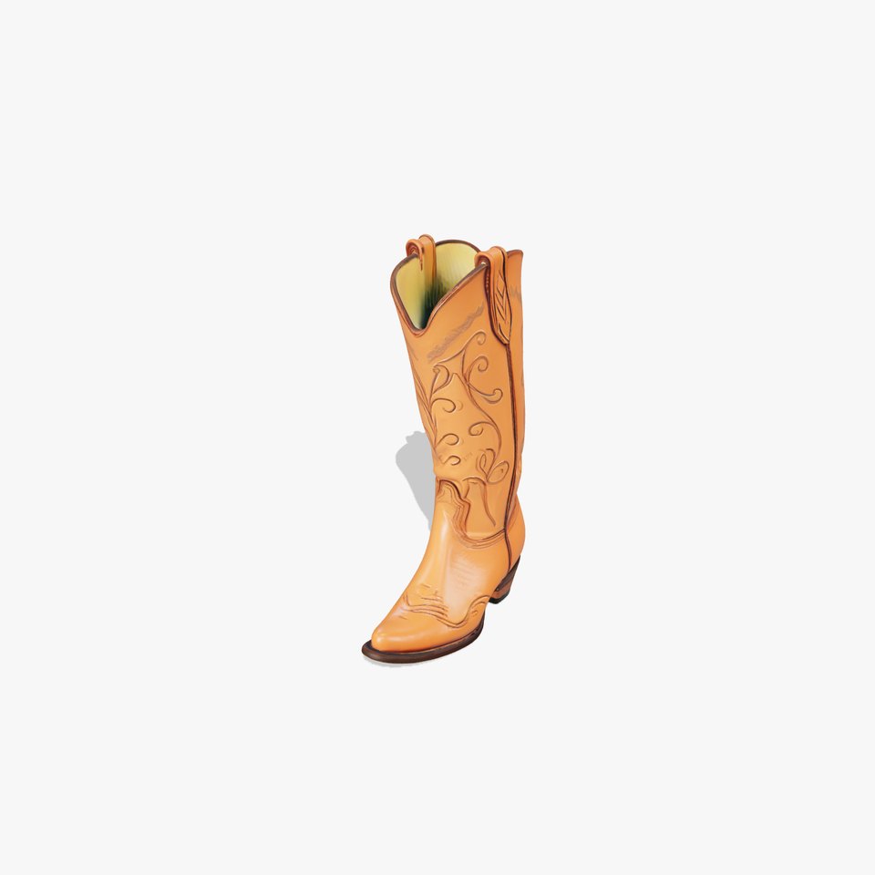 Cowboy Boot Model Pack  Intricate Design and Detailing